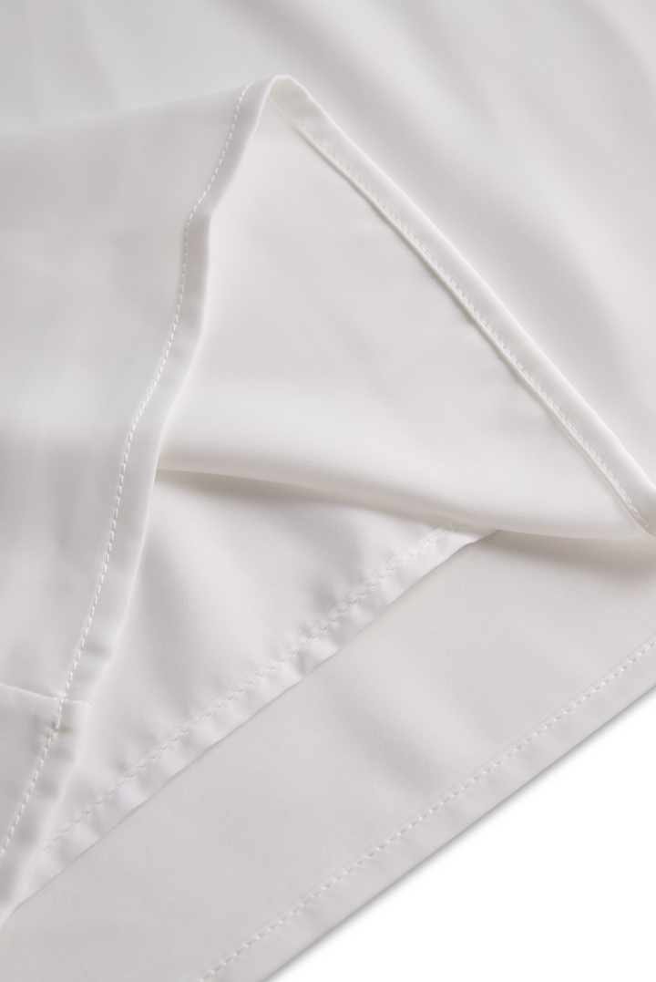 Sophisticated One-Shoulder Satin Blouse