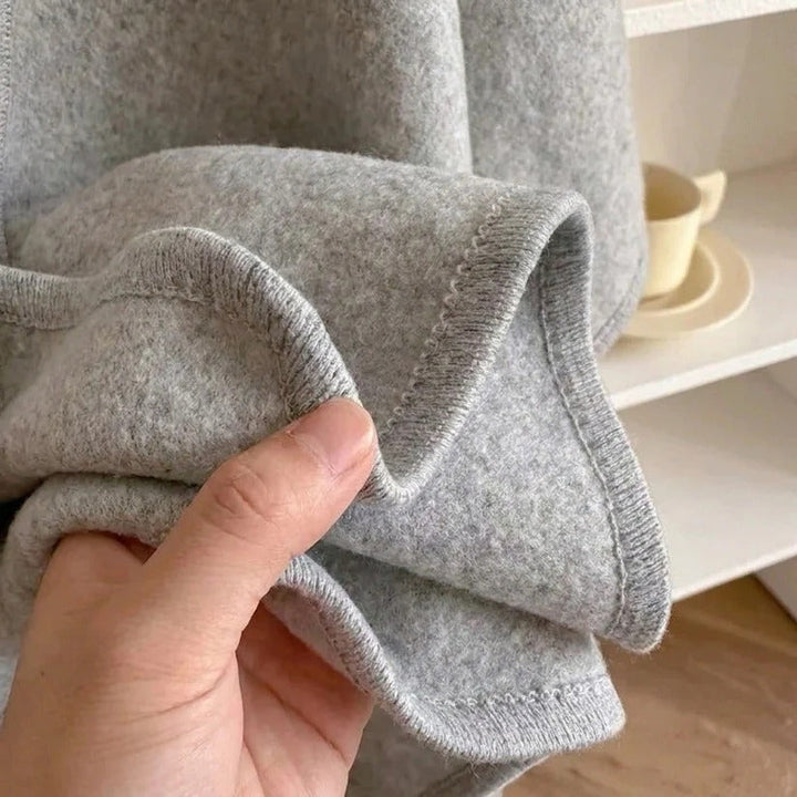 Astrid Poncho - Mist Grey