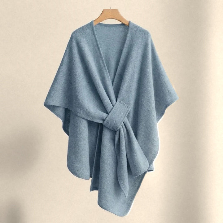 Astrid Poncho - Smoke Blue