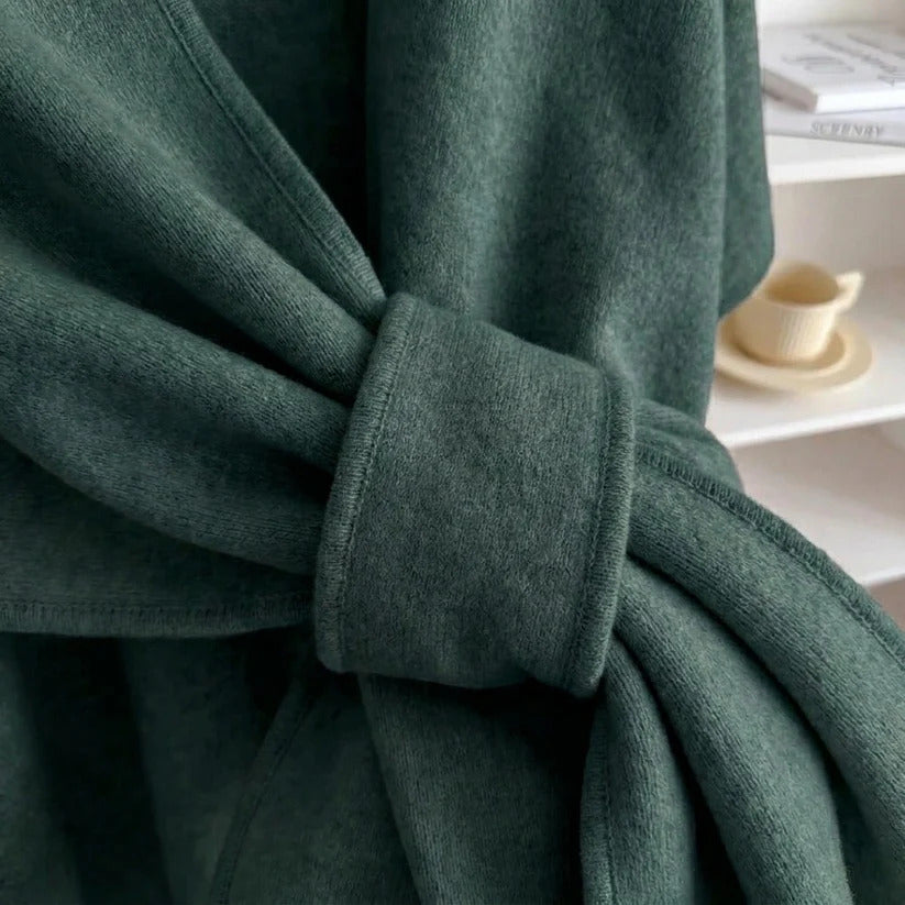 Astrid Poncho - Forest Green