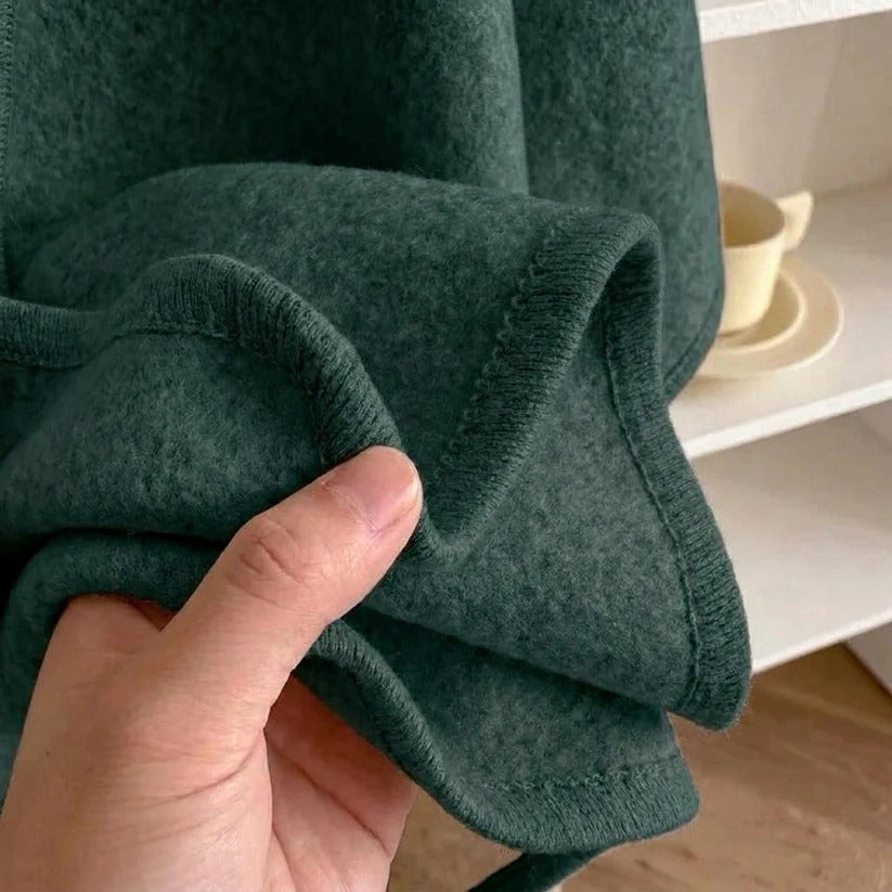 Astrid Poncho - Forest Green